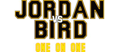 Jordan vs Bird One on One logo for NES